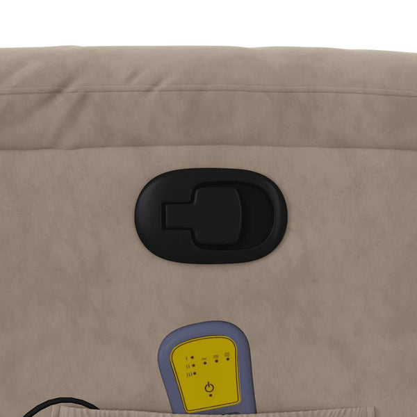 Massagesessel mit Aufstehhilfe Taupe