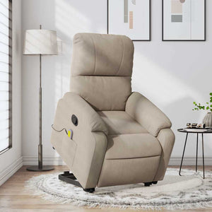Massagesessel mit Aufstehhilfe Taupe