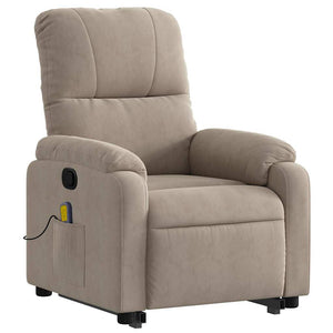 Massagesessel mit Aufstehhilfe Taupe
