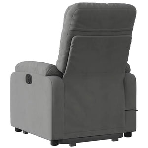 Massagesessel mit Aufstehhilfe Dunkelgrau