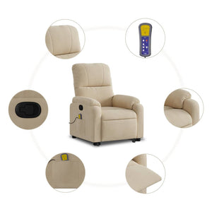 Massagesessel mit Aufstehhilfe Creme