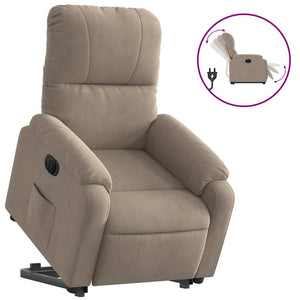 Elektrischer Relaxsessel mit Aufstehhilfe Taupe