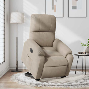 Elektrischer Relaxsessel mit Aufstehhilfe Taupe