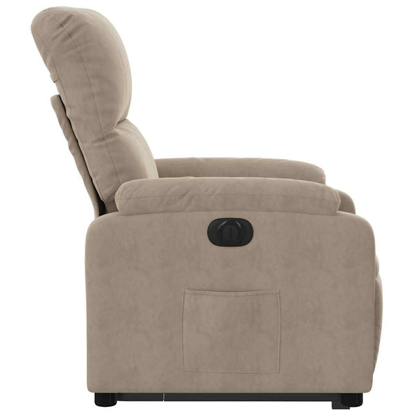 Elektrischer Relaxsessel mit Aufstehhilfe Taupe