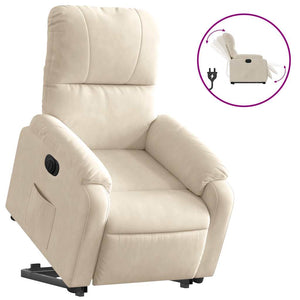 Elektrischer Relaxsessel mit Aufstehhilfe Beige