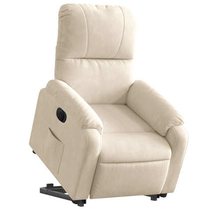 Elektrischer Relaxsessel mit Aufstehhilfe Beige