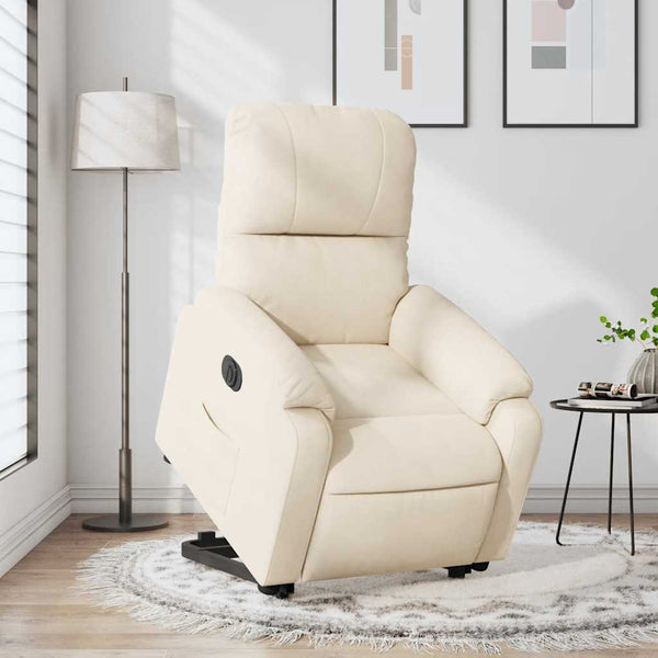 Elektrischer Relaxsessel mit Aufstehhilfe Beige