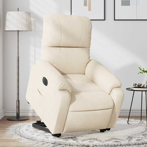 Elektrischer Relaxsessel mit Aufstehhilfe Beige