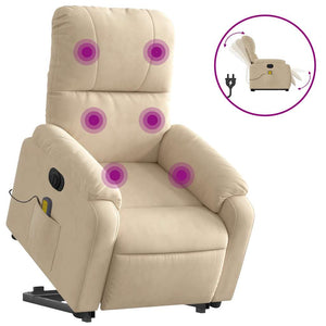 Elektrischer Massagesessel mit Aufstehhilfe Creme