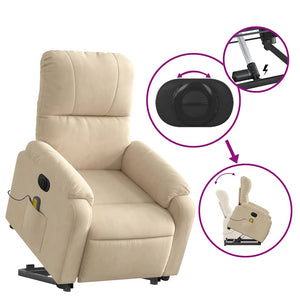 Elektrischer Massagesessel mit Aufstehhilfe Creme