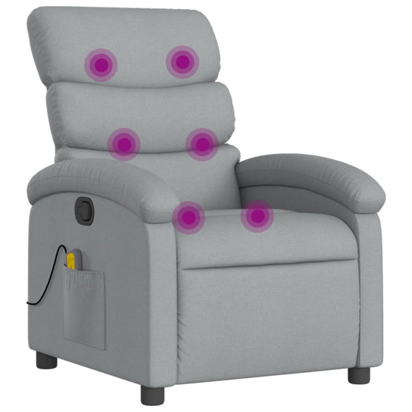 Massage Relaxsessel hellgrau