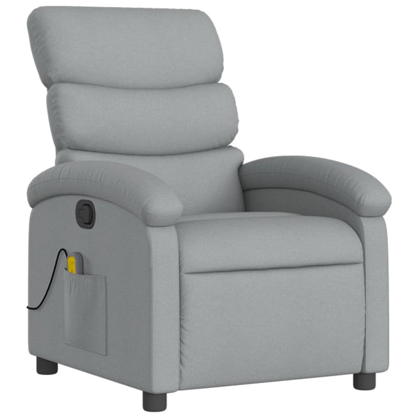 Massage Relaxsessel hellgrau
