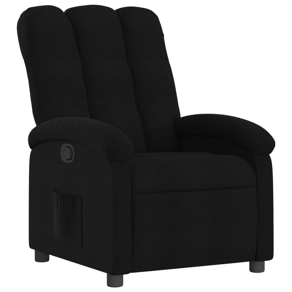 Relaxsessel Schwarzer Stoff