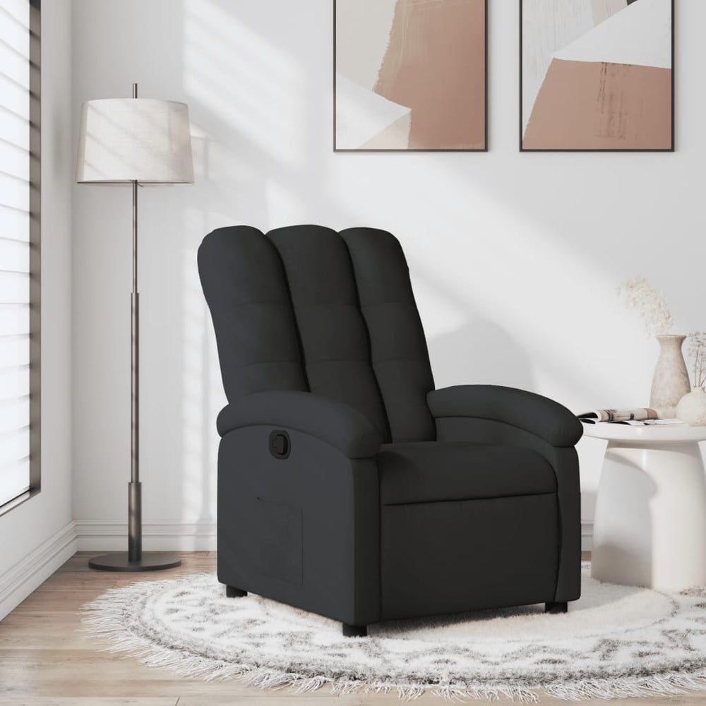 Relaxsessel Schwarzer Stoff