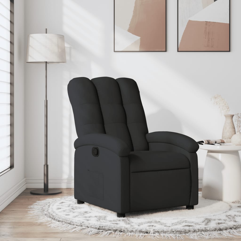 Relaxsessel Schwarzer Stoff