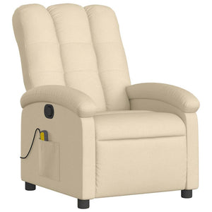 Massage Relaxsessel Cremefarben