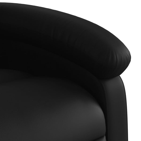 Relaxsessel Kunstleder Schwarz