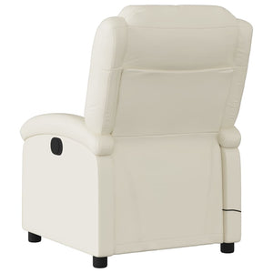 Massagesessel Creme mit Relaxfunktion