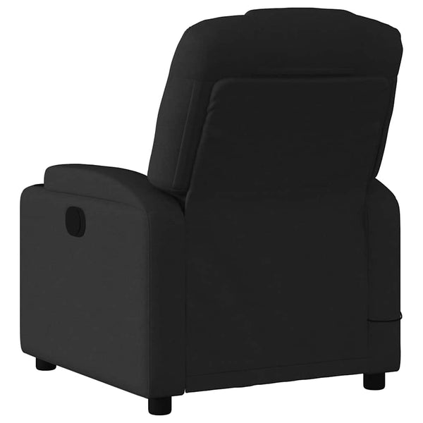Massage Relaxsessel Schwarz Stoff