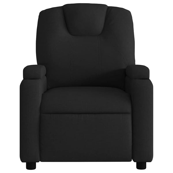 Massage Relaxsessel Schwarz Stoff