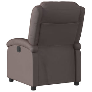 Dunkelbrauner Echtleder Relaxsessel