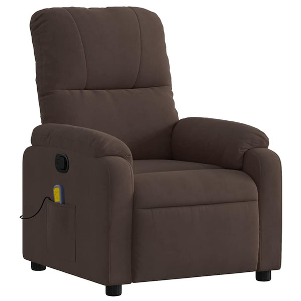 Massagesessel mit Liegefunktion, Braun