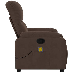Massagesessel mit Liegefunktion, Braun