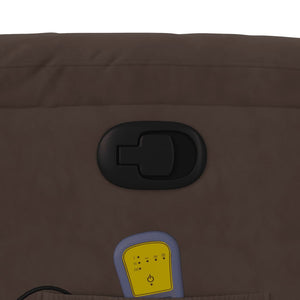 Massagesessel mit Liegefunktion, Braun