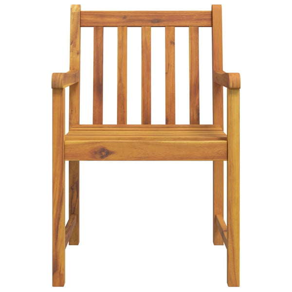 Akazienholz Gartenstühle 4er Set