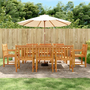 Gartenstühle 8er Set Akazie Massivholz