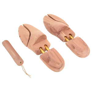 Schuhspanner mit Schuhlöffel EU 42-43 Massivholz Zeder