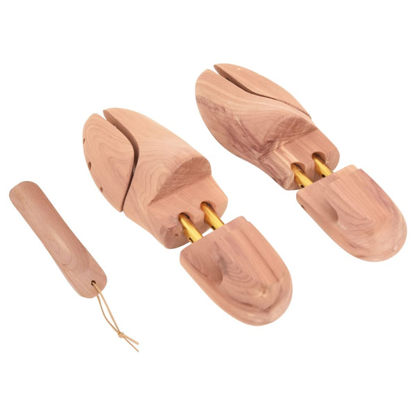 Schuhspanner mit Schuhlöffel EU 42-43 Massivholz Zeder