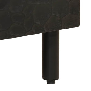 Schwarze Beistellschränke 60x33x75cm Mango Massivholz 2er Set