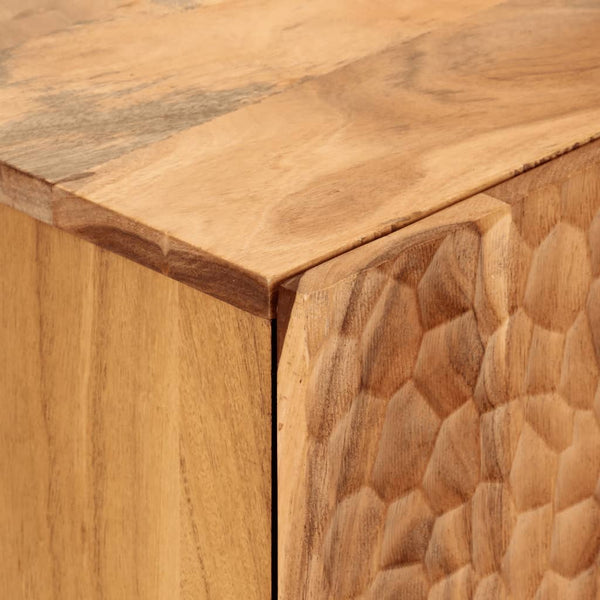 vidaXL Commodes de chevet 3 pcs 60x33x75 cm Bois d'acacia massif