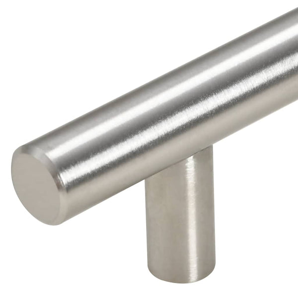 Möbelgriffe 10 Stk. Silbern 96 mm Edelstahl