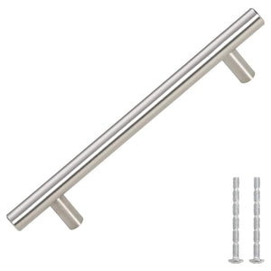 Möbelgriffe 10 Stk. Silbern 128 mm Edelstahl
