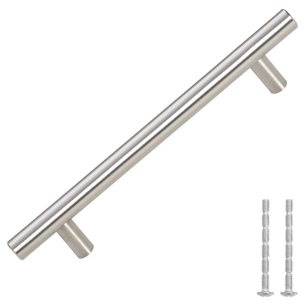 Möbelgriffe 10 Stk. Silbern 128 mm Edelstahl