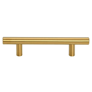 Möbelgriffe 10 Stk. Golden 64 mm Edelstahl