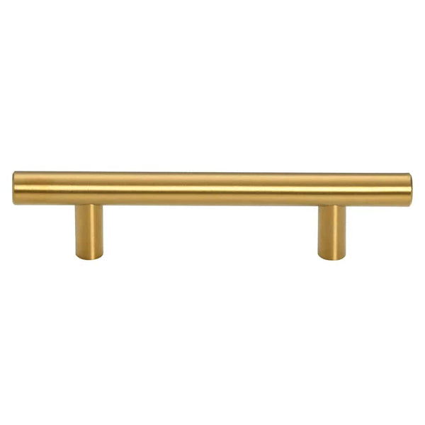 Möbelgriffe 10 Stk. Golden 64 mm Edelstahl