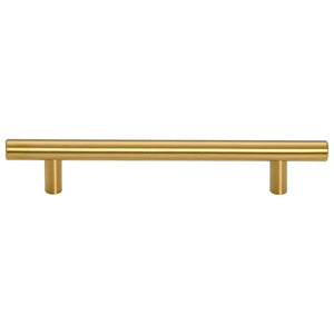 Möbelgriffe 10 Stk. Golden 128 mm Edelstahl