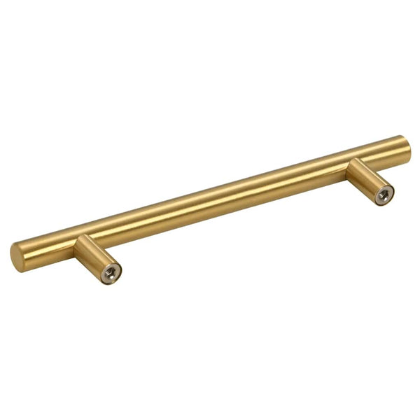 Möbelgriffe 10 Stk. Golden 128 mm Edelstahl