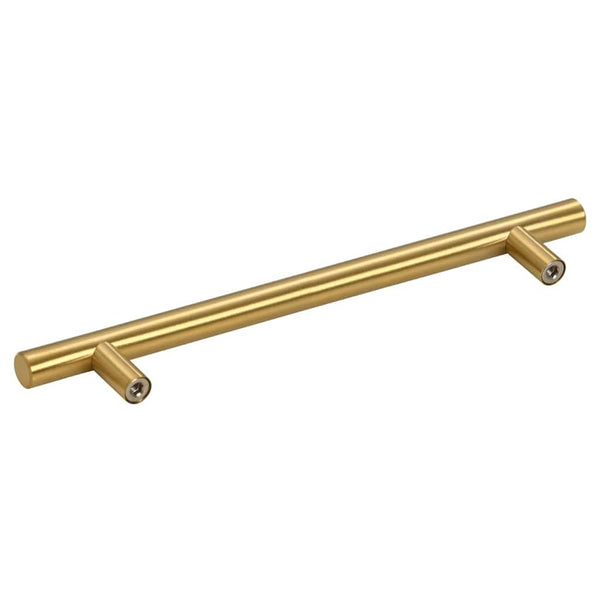 Möbelgriffe 10 Stk. Golden 160 mm Edelstahl