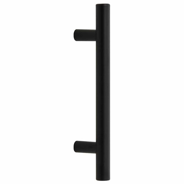 Möbelgriffe 10 Stk. Schwarz 96 mm Edelstahl