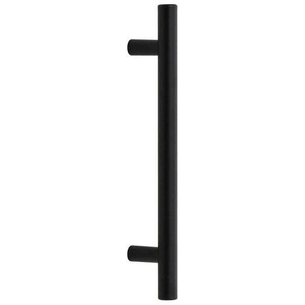 Möbelgriffe 10 Stk. Schwarz 128 mm Edelstahl