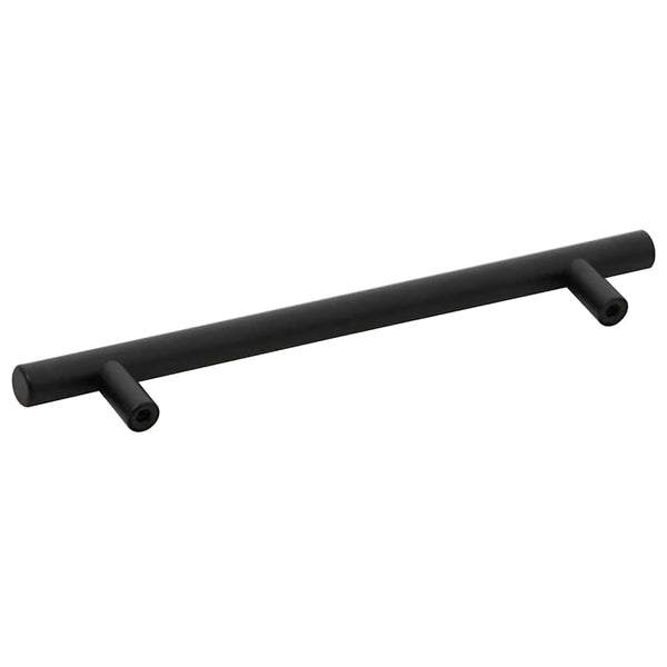 Möbelgriffe 10 Stk. Schwarz 160 mm Edelstahl