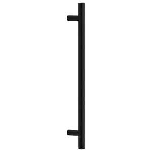 Möbelgriffe 5 Stk. Schwarz 192 mm Edelstahl