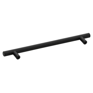 Möbelgriffe 5 Stk. Schwarz 192 mm Edelstahl