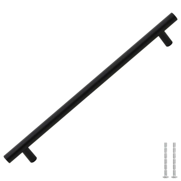 Möbelgriffe 5 Stk. Schwarz 224 mm Edelstahl