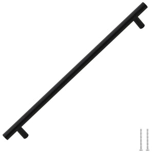 Möbelgriffe 5 Stk. Schwarz 320 mm Edelstahl