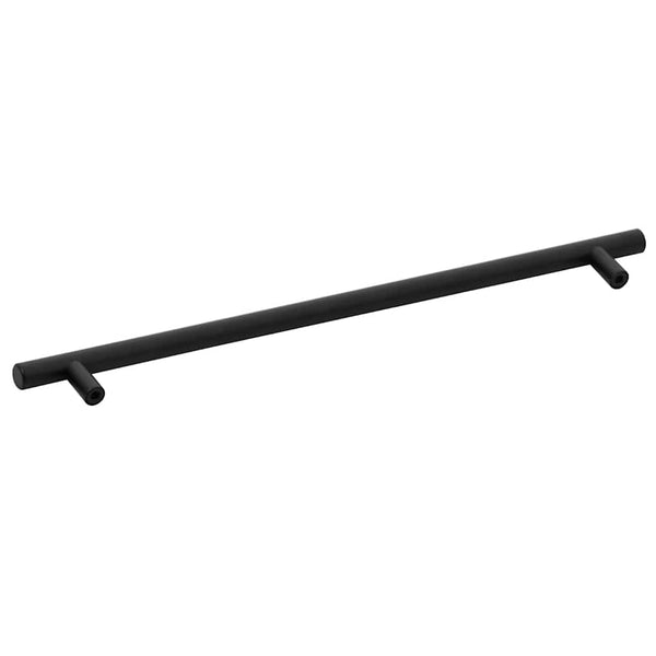 vidaXL Poignées de meuble 5 pcs Noir 480 mm Acier inoxydable